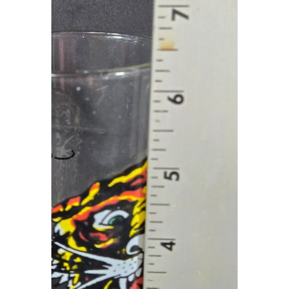 Vintage Retro Don Ed Hardy Hi Ball Drinking Glass Roaring Tiger Y2k 14 oz Cup - Picture 6 of 7